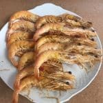 Langostinos a la plancha