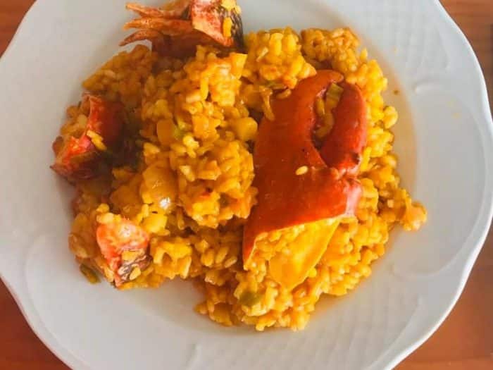 Arroz con bogavante
