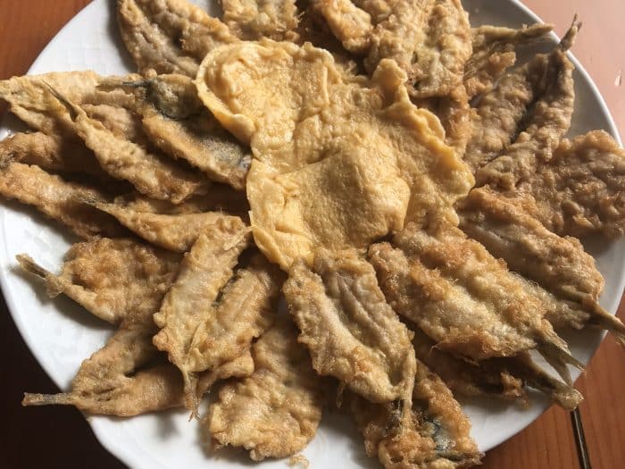 Anchoas rebozadas