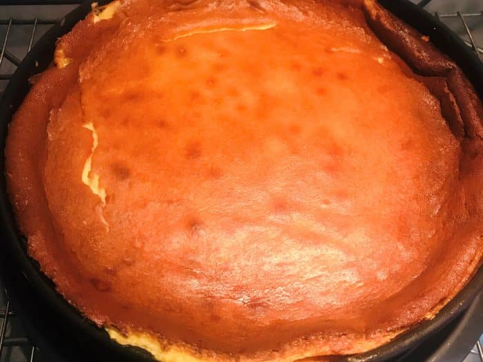 Tarta de queso al horno