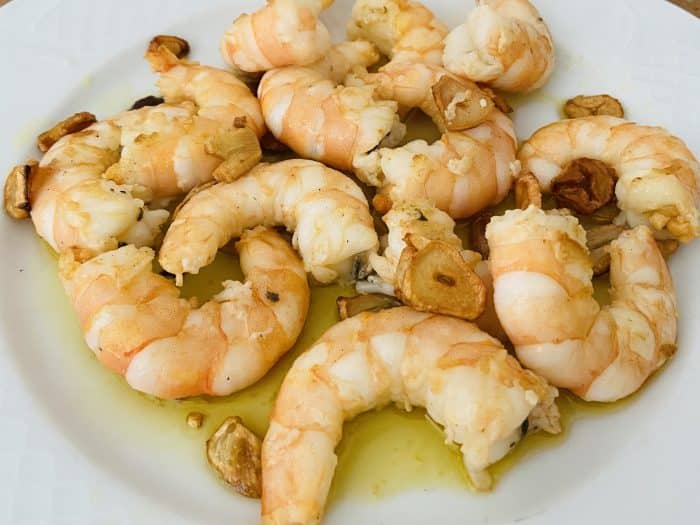Langostinos al ajillo