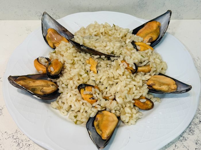Arroz con mejillones